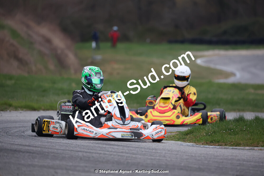 9 & 10/03/2024 : 1ère manche du Championnat du Sud au circuit d’Aigues-Vives (photos Stéphane Agnus) 2024 — karting