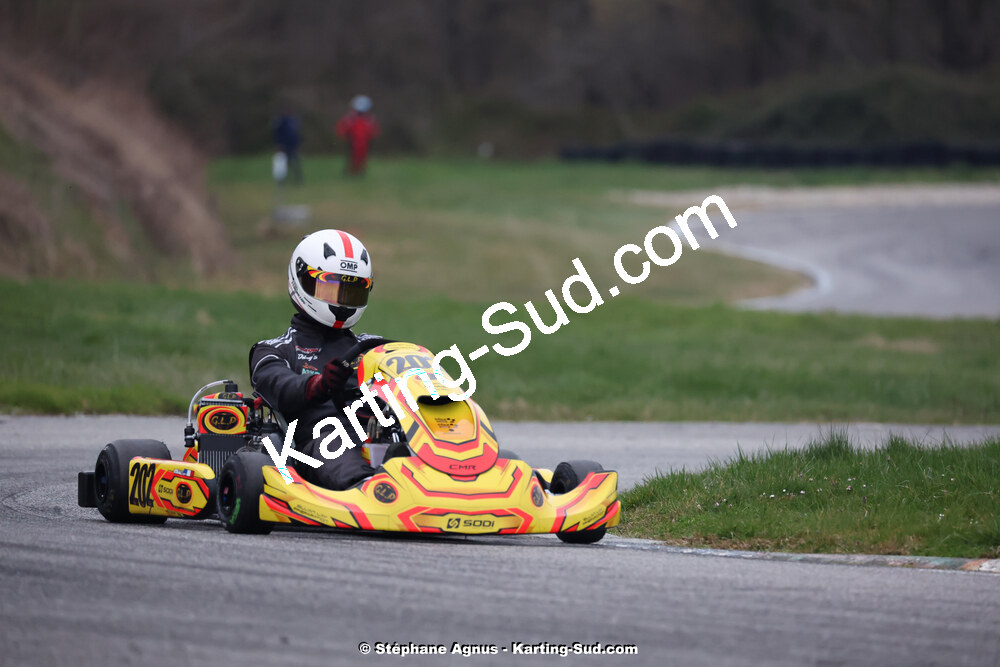 9 & 10/03/2024 : 1ère manche du Championnat du Sud au circuit d’Aigues-Vives (photos Stéphane Agnus) 2024 — karting