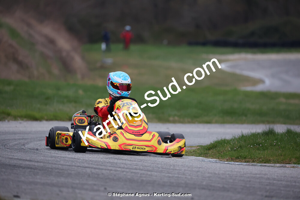 9 & 10/03/2024 : 1ère manche du Championnat du Sud au circuit d’Aigues-Vives (photos Stéphane Agnus) 2024 — karting