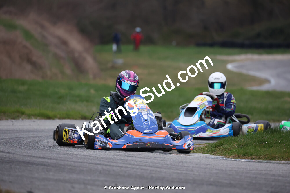 9 & 10/03/2024 : 1ère manche du Championnat du Sud au circuit d’Aigues-Vives (photos Stéphane Agnus) 2024 — karting