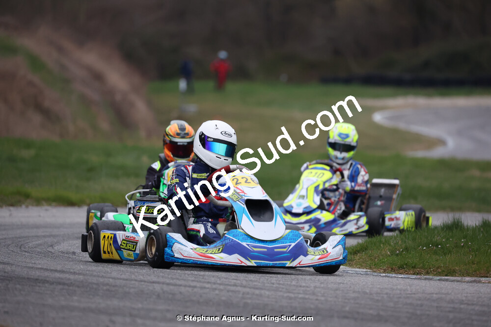 9 & 10/03/2024 : 1ère manche du Championnat du Sud au circuit d’Aigues-Vives (photos Stéphane Agnus) 2024 — karting
