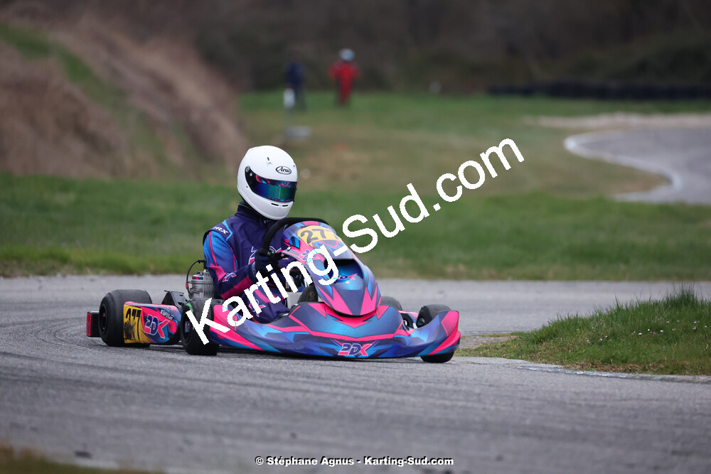 9 & 10/03/2024 : 1ère manche du Championnat du Sud au circuit d’Aigues-Vives (photos Stéphane Agnus) 2024 — karting