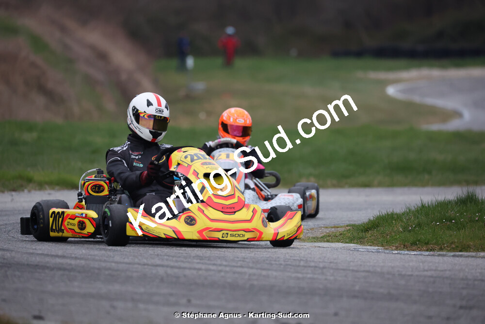 9 & 10/03/2024 : 1ère manche du Championnat du Sud au circuit d’Aigues-Vives (photos Stéphane Agnus) 2024 — karting
