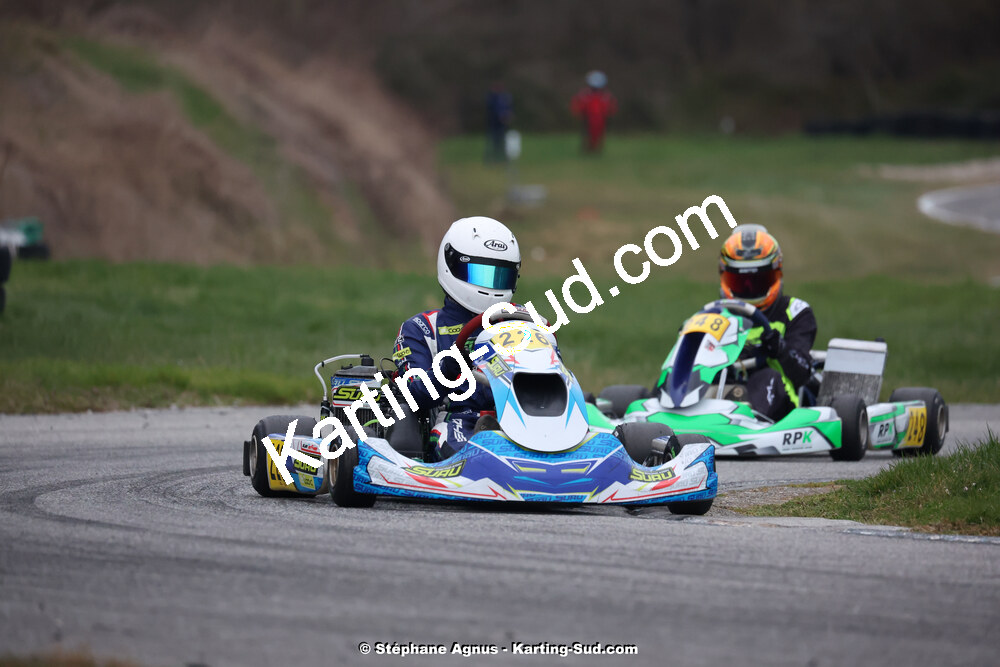 9 & 10/03/2024 : 1ère manche du Championnat du Sud au circuit d’Aigues-Vives (photos Stéphane Agnus) 2024 — karting