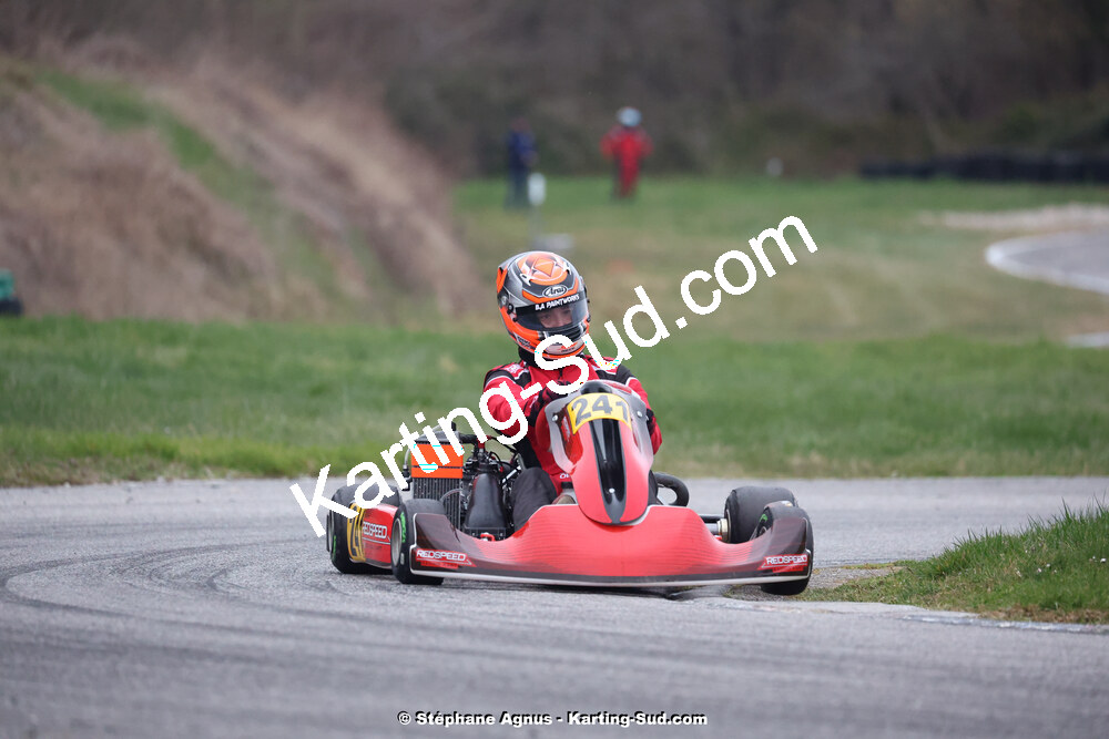 9 & 10/03/2024 : 1ère manche du Championnat du Sud au circuit d’Aigues-Vives (photos Stéphane Agnus) 2024 — karting