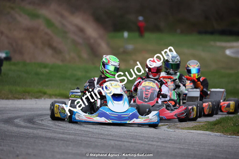 9 & 10/03/2024 : 1ère manche du Championnat du Sud au circuit d’Aigues-Vives (photos Stéphane Agnus) 2024 — karting