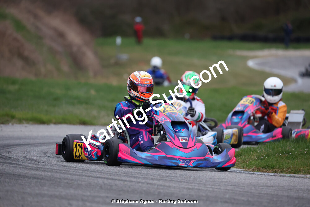 9 & 10/03/2024 : 1ère manche du Championnat du Sud au circuit d’Aigues-Vives (photos Stéphane Agnus) 2024 — karting