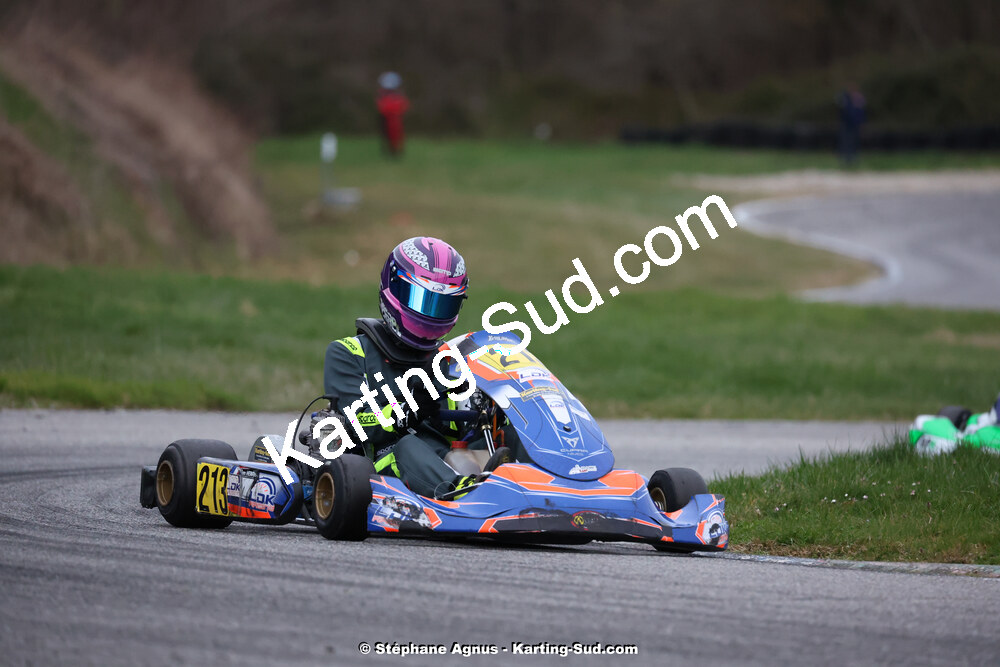 9 & 10/03/2024 : 1ère manche du Championnat du Sud au circuit d’Aigues-Vives (photos Stéphane Agnus) 2024 — karting