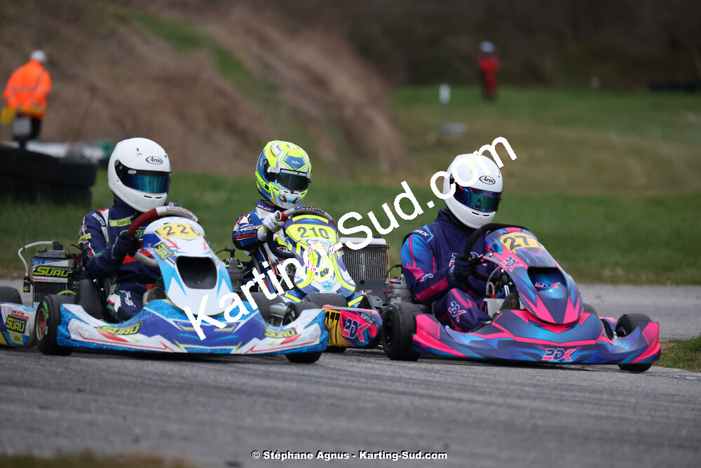 9 & 10/03/2024 : 1ère manche du Championnat du Sud au circuit d’Aigues-Vives (photos Stéphane Agnus) 2024 — karting