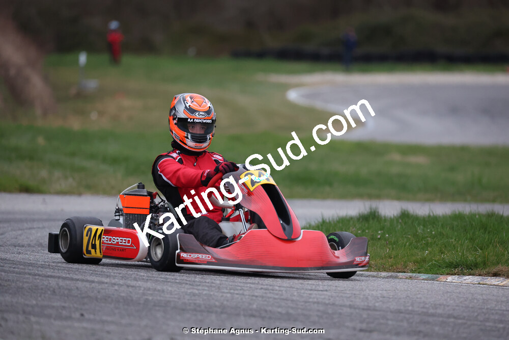 9 & 10/03/2024 : 1ère manche du Championnat du Sud au circuit d’Aigues-Vives (photos Stéphane Agnus) 2024 — karting
