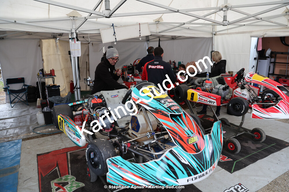 9 & 10/03/2024 : 1ère manche du Championnat du Sud au circuit d’Aigues-Vives (photos Stéphane Agnus) 2024 — karting