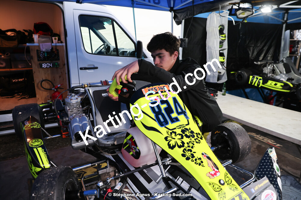 9 & 10/03/2024 : 1ère manche du Championnat du Sud au circuit d’Aigues-Vives (photos Stéphane Agnus) 2024 — karting