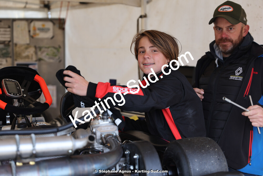 9 & 10/03/2024 : 1ère manche du Championnat du Sud au circuit d’Aigues-Vives (photos Stéphane Agnus) 2024 — karting