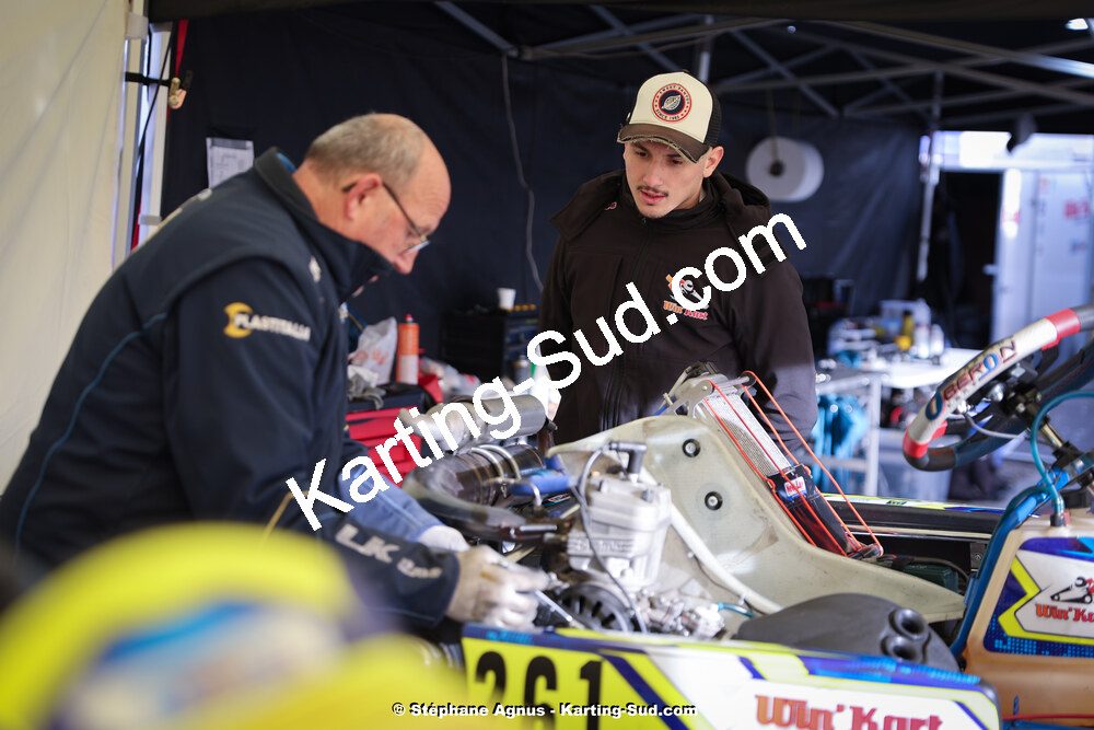 9 & 10/03/2024 : 1ère manche du Championnat du Sud au circuit d’Aigues-Vives (photos Stéphane Agnus) 2024 — karting