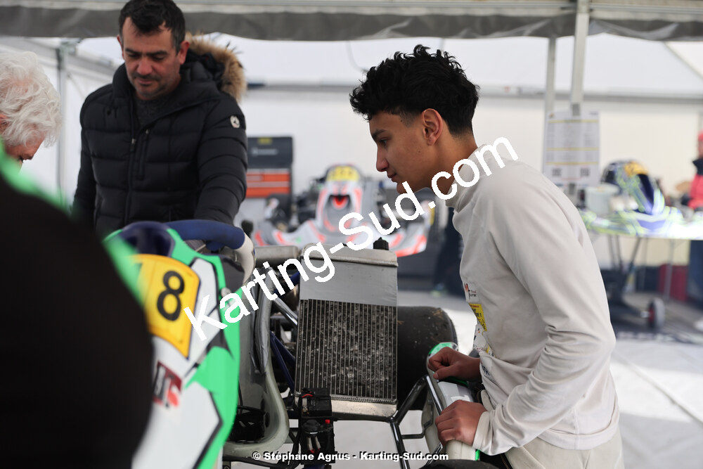9 & 10/03/2024 : 1ère manche du Championnat du Sud au circuit d’Aigues-Vives (photos Stéphane Agnus) 2024 — karting