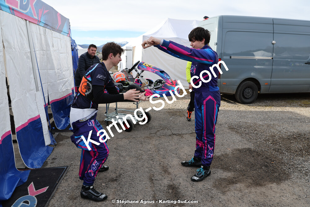 9 & 10/03/2024 : 1ère manche du Championnat du Sud au circuit d’Aigues-Vives (photos Stéphane Agnus) 2024 — karting