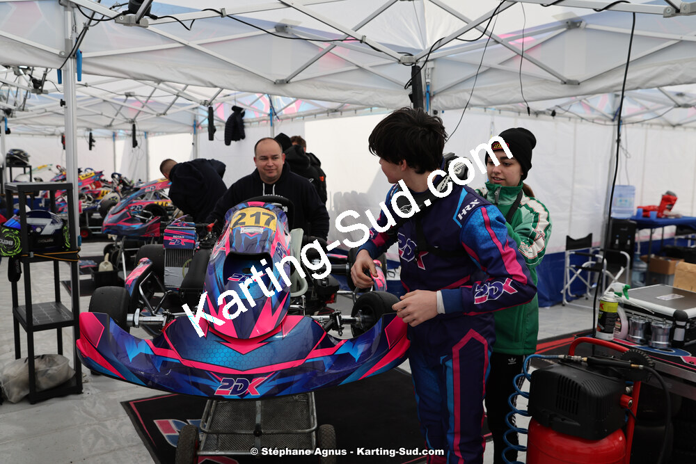 9 & 10/03/2024 : 1ère manche du Championnat du Sud au circuit d’Aigues-Vives (photos Stéphane Agnus) 2024 — karting