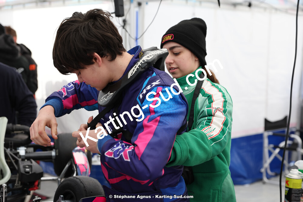 9 & 10/03/2024 : 1ère manche du Championnat du Sud au circuit d’Aigues-Vives (photos Stéphane Agnus) 2024 — karting