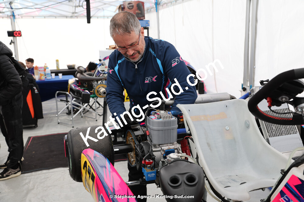9 & 10/03/2024 : 1ère manche du Championnat du Sud au circuit d’Aigues-Vives (photos Stéphane Agnus) 2024 — karting