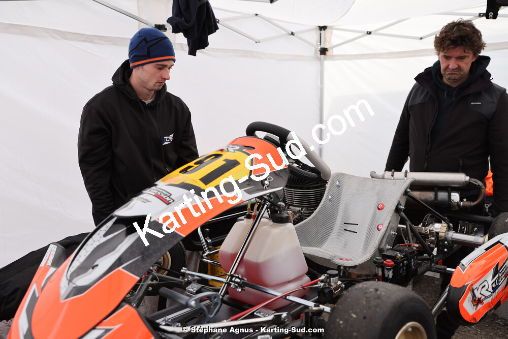 9 & 10/03/2024 : 1ère manche du Championnat du Sud au circuit d’Aigues-Vives (photos Stéphane Agnus) 2024 — karting