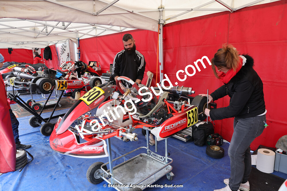 9 & 10/03/2024 : 1ère manche du Championnat du Sud au circuit d’Aigues-Vives (photos Stéphane Agnus) 2024 — karting
