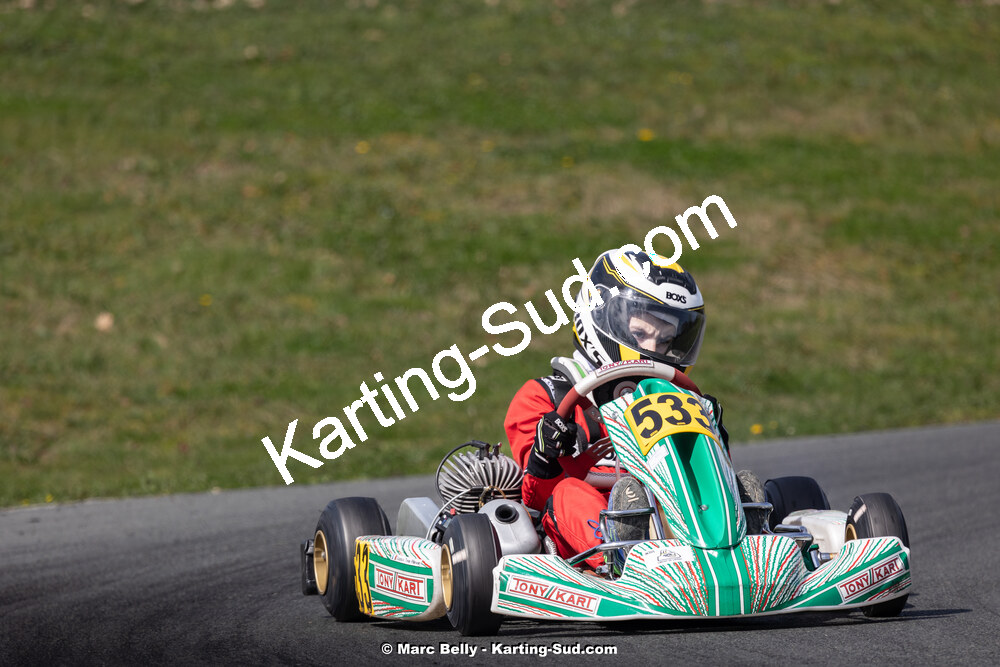 17/03/2024 : 1ère manche de l’Atlantic Trophée au circuit de Layrac (photos Marc Belly) 2024 — karting