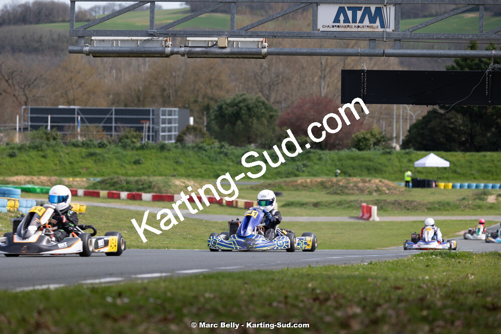 17/03/2024 : 1ère manche de l’Atlantic Trophée au circuit de Layrac (photos Marc Belly) 2024 — karting