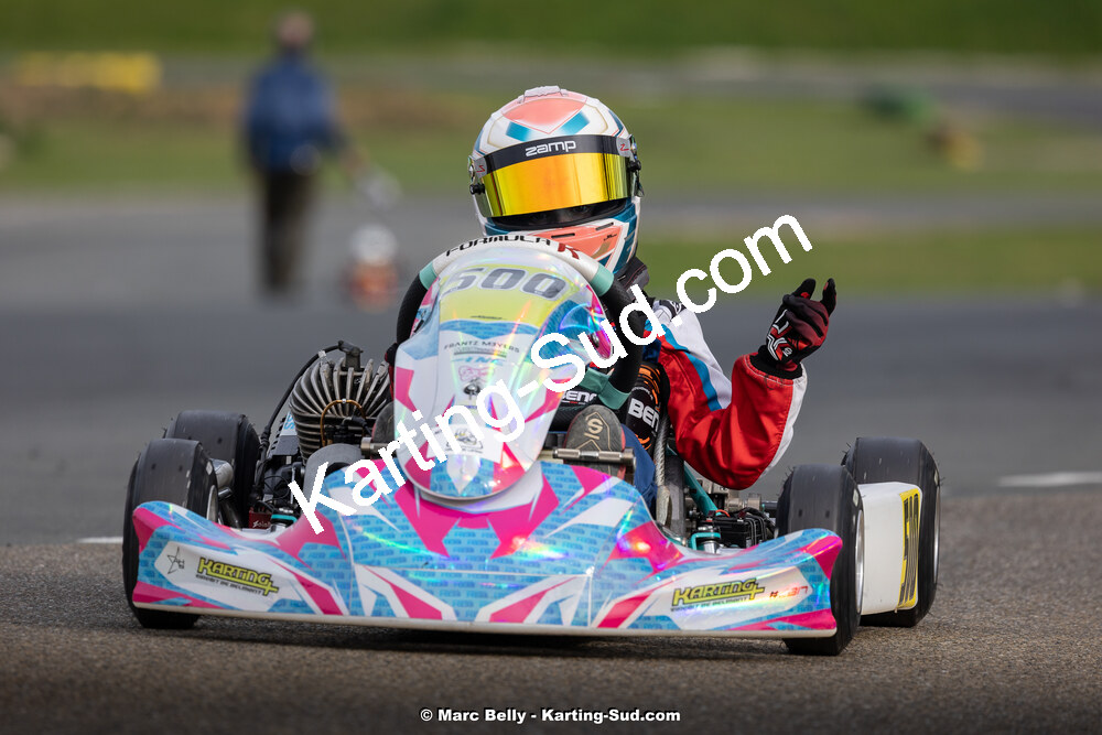 Mathis MESPOULEDE — 17/03/2024 : 1ère manche de l’Atlantic Trophée au circuit de Layrac (photos Marc Belly) 2024 — karting