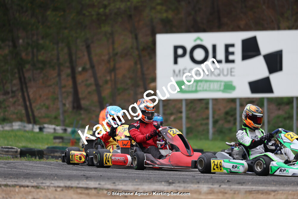 6 & 7/04/2024 : 2ème manche du Championnat du Sud au Pôle Mécanique Karting d’Alès (photos Stéphane Agnus) 2024 — karting