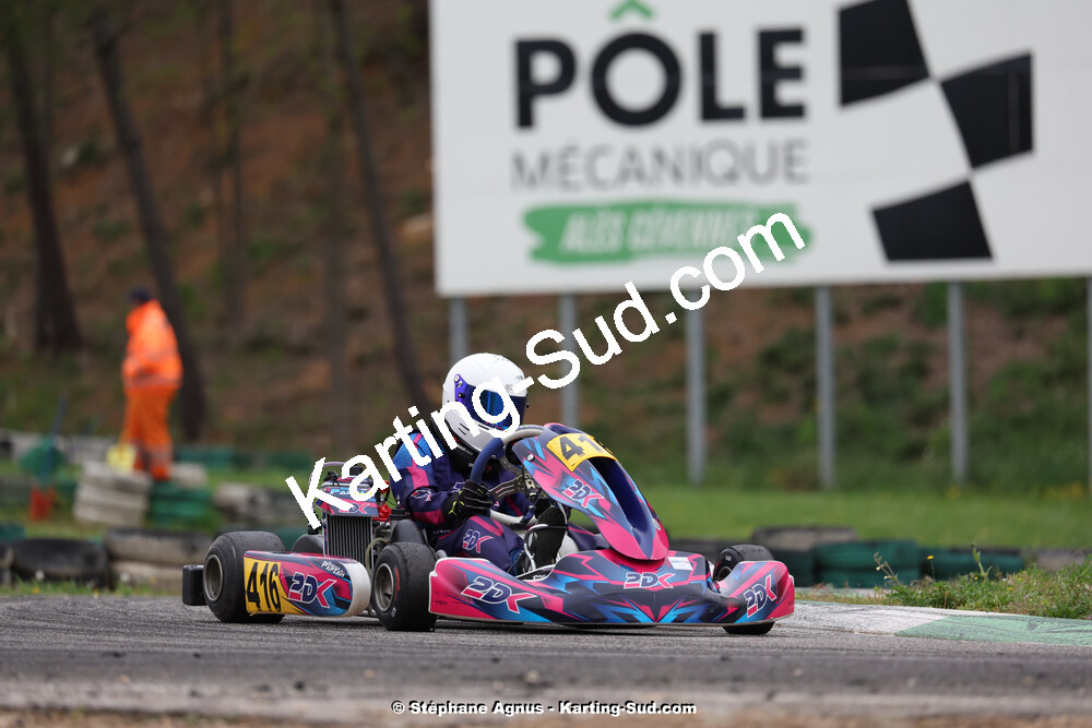 6 & 7/04/2024 : 2ème manche du Championnat du Sud au Pôle Mécanique Karting d’Alès (photos Stéphane Agnus) 2024 — karting