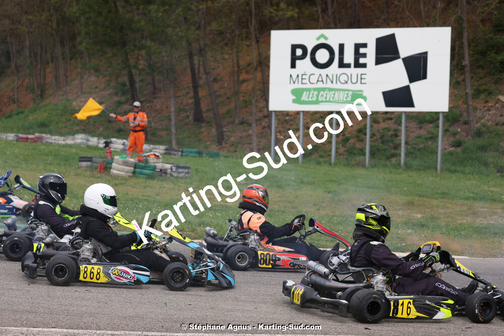 6 & 7/04/2024 : 2ème manche du Championnat du Sud au Pôle Mécanique Karting d’Alès (photos Stéphane Agnus) 2024 — karting