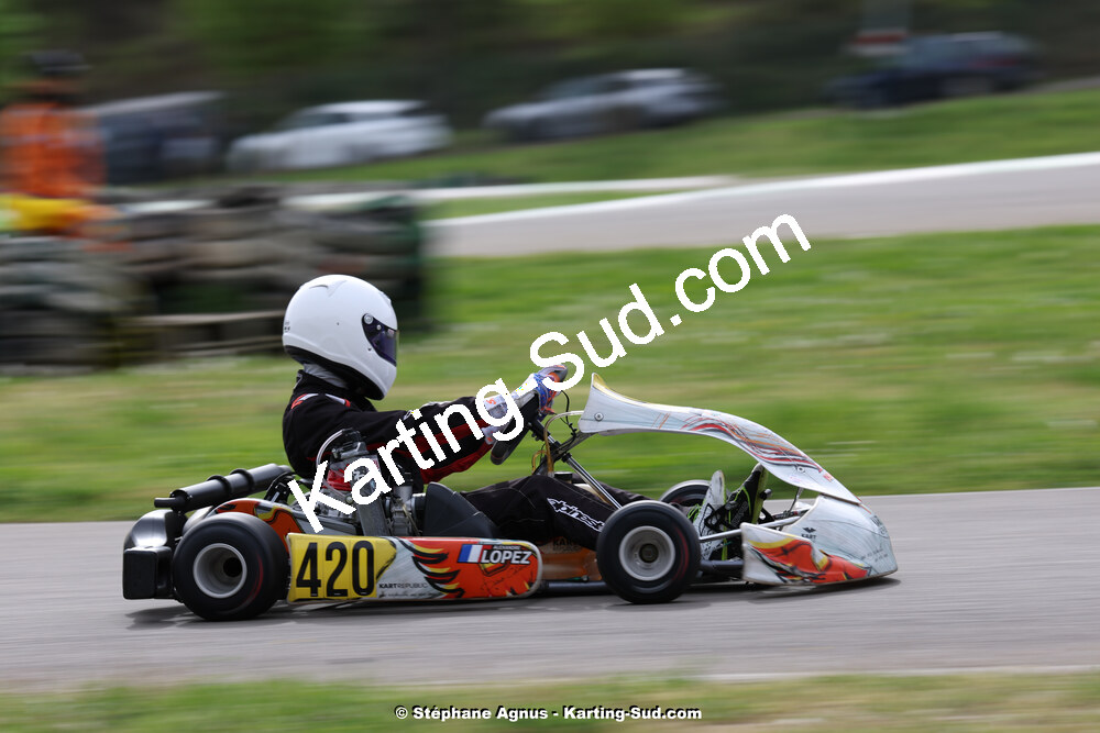 6 & 7/04/2024 : 2ème manche du Championnat du Sud au Pôle Mécanique Karting d’Alès (photos Stéphane Agnus) 2024 — karting