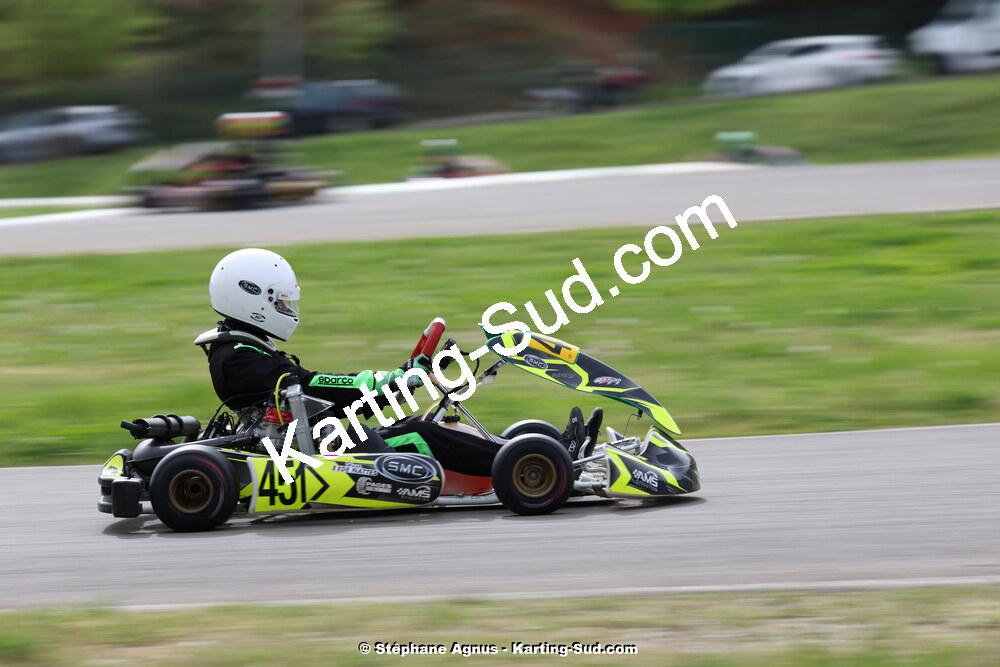 6 & 7/04/2024 : 2ème manche du Championnat du Sud au Pôle Mécanique Karting d’Alès (photos Stéphane Agnus) 2024 — karting