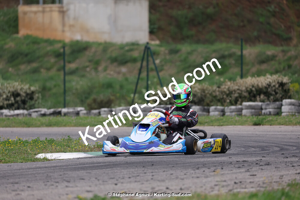 6 & 7/04/2024 : 2ème manche du Championnat du Sud au Pôle Mécanique Karting d’Alès (photos Stéphane Agnus) 2024 — karting
