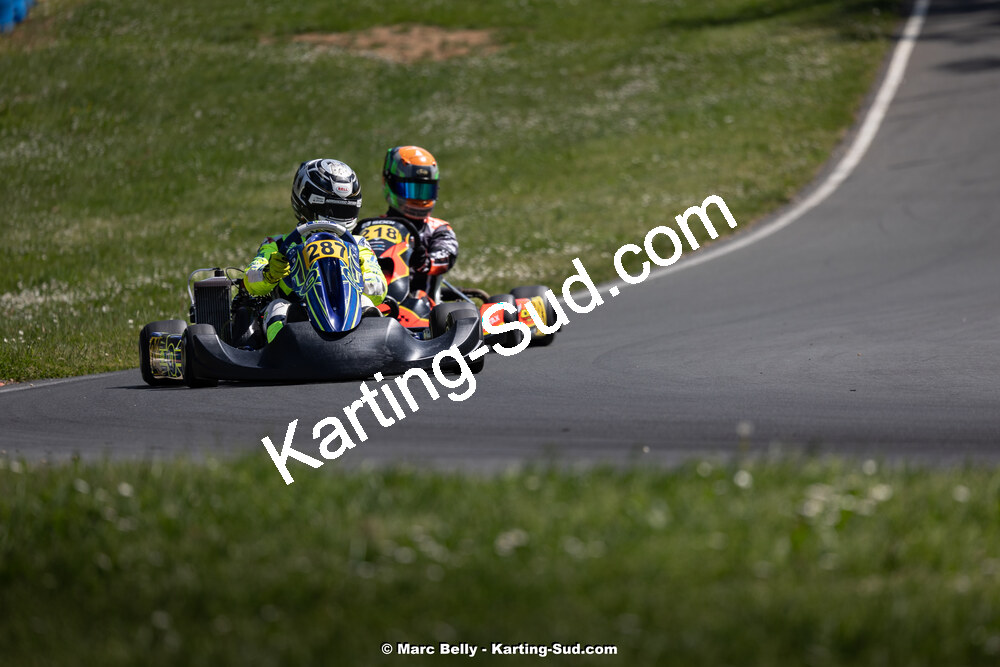 14/04/2024 : 2ème manche de l’Atlantic Trophée au circuit de Nontron (photos Marc Belly) 2024 — karting