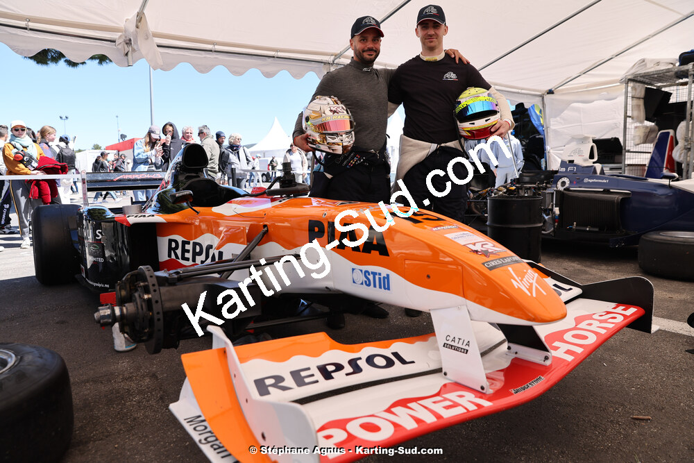 Kenny ROBLES, Viny SOBREVIA — 19-21/04/2024 : Grand Prix de France Historique au circuit du Castellet (Photos Stéphane Agnus) 2024 — karting