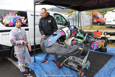 Gérard SAINT-ARROMAN — 27 & 28/04/2024 : 3ème manche du Championnat du Sud au circuit Fun Kart Brissac (photos Stéphane Agnus) 2024 — karting
