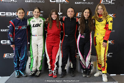 Charline CORDIER, Cléa BOURACHOT, Laurena PEREIRA et 2 autres — 27 & 28/04/2024 : 3ème manche du Championnat du Sud au circuit Fun Kart Brissac (photos Stéphane Agnus) 2024 — karting
