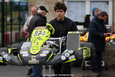 Colyn TETUA — 27 & 28/04/2024 : 3ème manche du Championnat du Sud au circuit Fun Kart Brissac (photos Stéphane Agnus) 2024 — karting