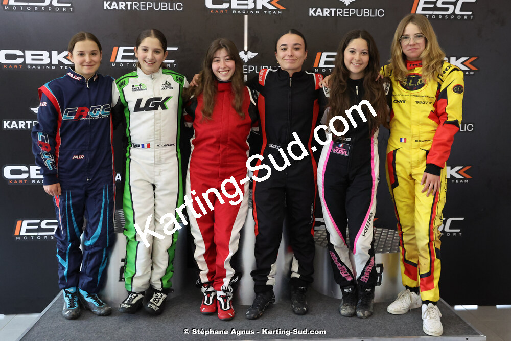 Charline CORDIER, Cléa BOURACHOT, Laurena PEREIRA et 2 autres — 27 & 28/04/2024 : 3ème manche du Championnat du Sud au circuit Fun Kart Brissac (photos Stéphane Agnus) 2024 — karting