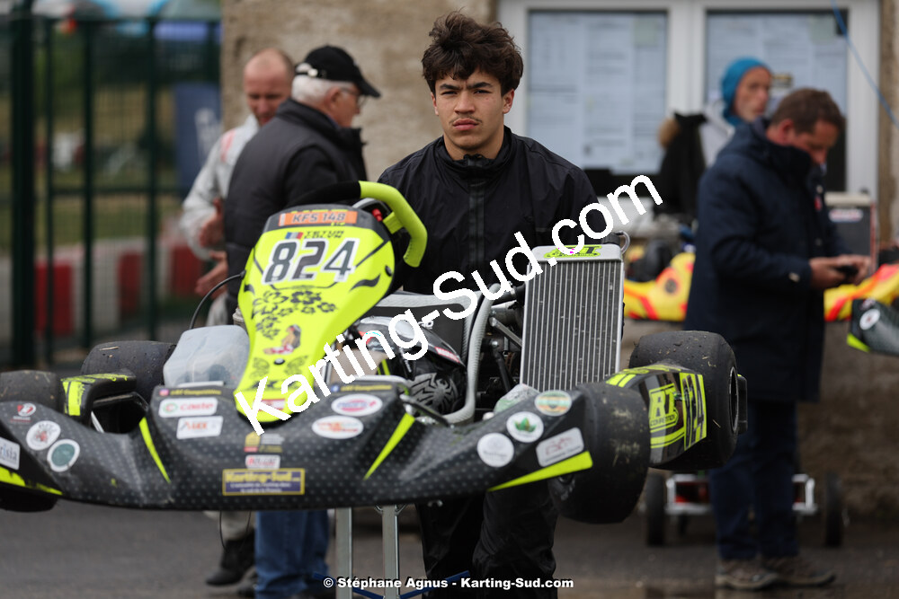 Colyn TETUA — 27 & 28/04/2024 : 3ème manche du Championnat du Sud au circuit Fun Kart Brissac (photos Stéphane Agnus) 2024 — karting