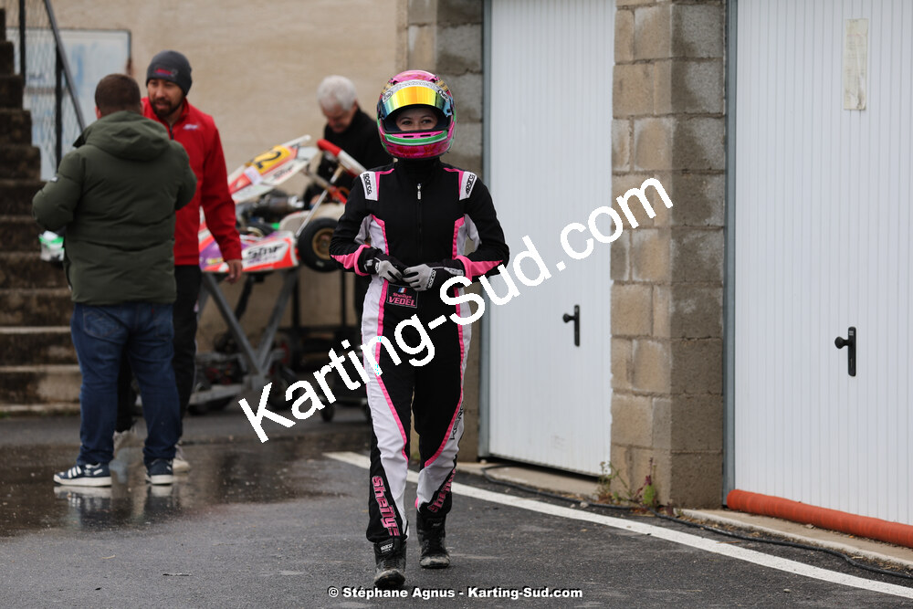 Sheylis VEDEL — 27 & 28/04/2024 : 3ème manche du Championnat du Sud au circuit Fun Kart Brissac (photos Stéphane Agnus) 2024 — karting