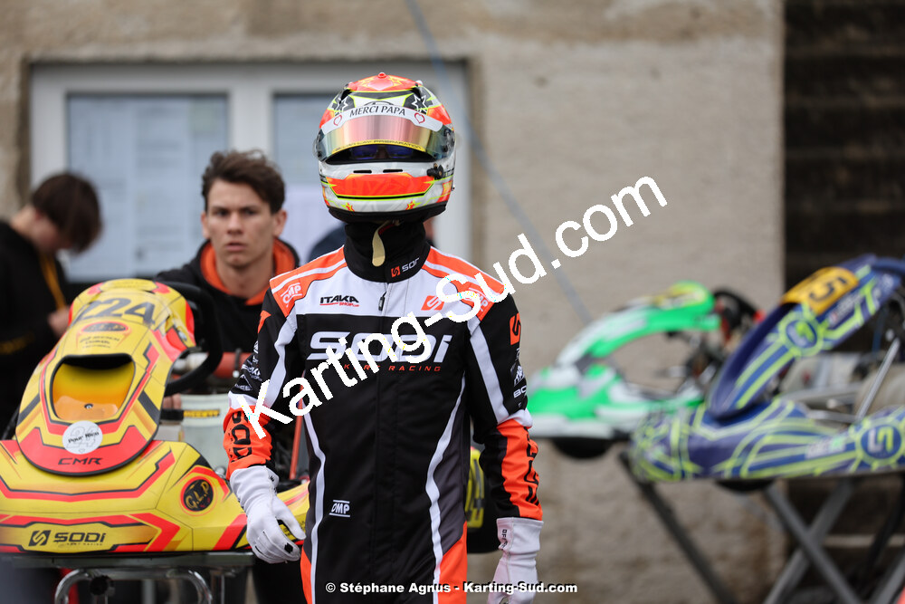 Evan MAINIER — 27 & 28/04/2024 : 3ème manche du Championnat du Sud au circuit Fun Kart Brissac (photos Stéphane Agnus) 2024 — karting