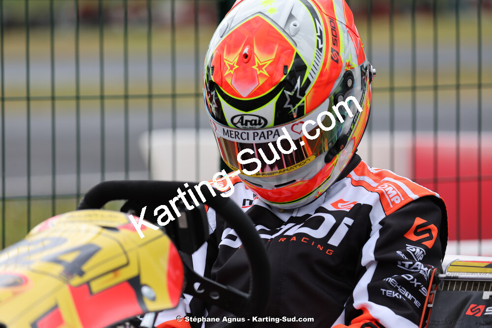 Evan MAINIER — 27 & 28/04/2024 : 3ème manche du Championnat du Sud au circuit Fun Kart Brissac (photos Stéphane Agnus) 2024 — karting