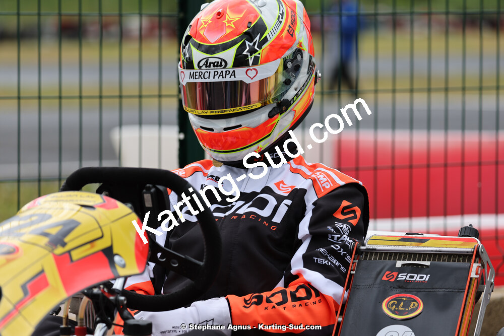 Evan MAINIER — 27 & 28/04/2024 : 3ème manche du Championnat du Sud au circuit Fun Kart Brissac (photos Stéphane Agnus) 2024 — karting
