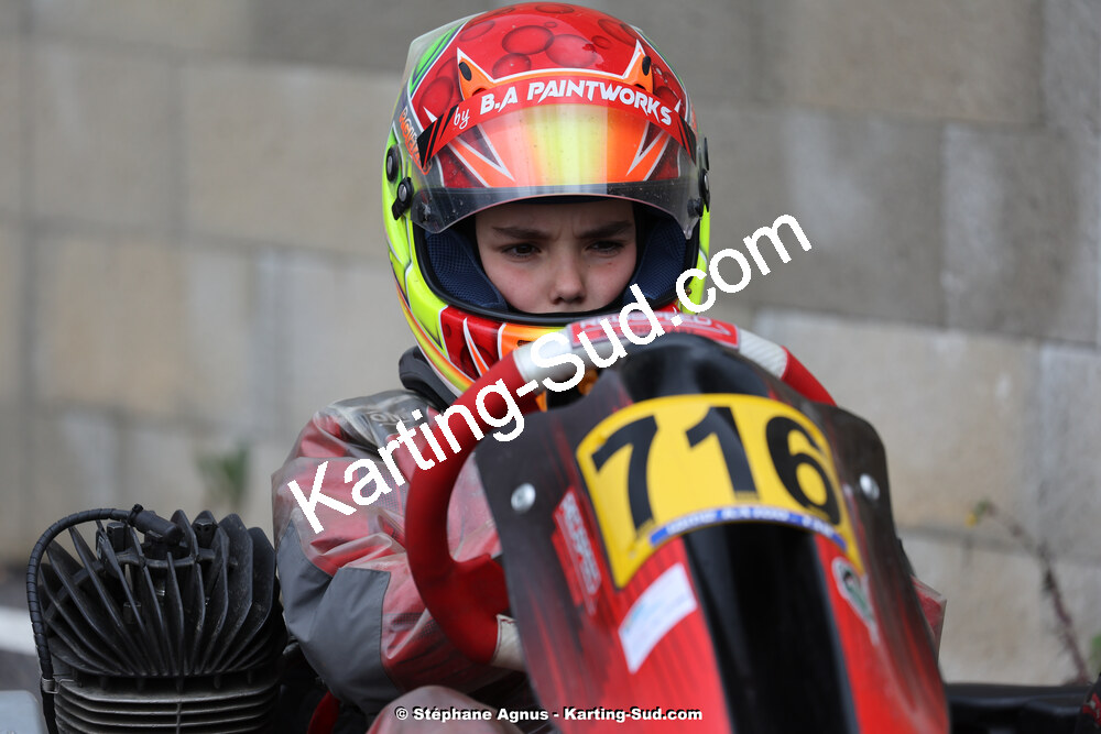 Paul GLEIZE — 27 & 28/04/2024 : 3ème manche du Championnat du Sud au circuit Fun Kart Brissac (photos Stéphane Agnus) 2024 — karting