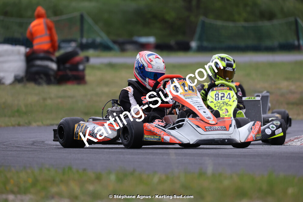 Garry FORTIER — 27 & 28/04/2024 : 3ème manche du Championnat du Sud au circuit Fun Kart Brissac (photos Stéphane Agnus) 2024 — karting