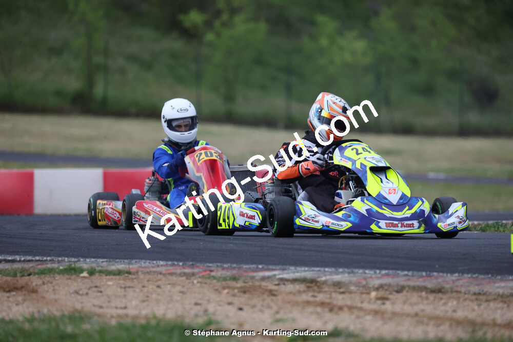 27 & 28/04/2024 : 3ème manche du Championnat du Sud au circuit Fun Kart Brissac (photos Stéphane Agnus) 2024 — karting