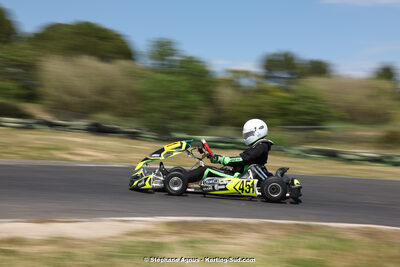 Hugo DE NATTES — 12/05/2024 : Trophée Elceka au circuit de Grabels (photos Stéphane Agnus) 2024 — karting