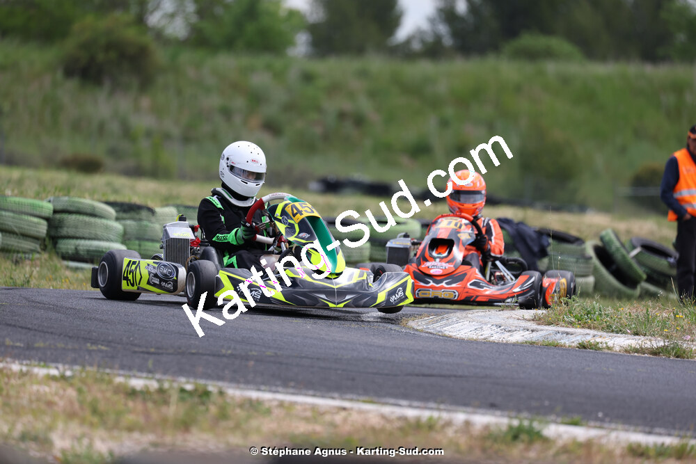 Hugo DE NATTES — 12/05/2024 : Trophée Elceka au circuit de Grabels (photos Stéphane Agnus) 2024 — karting